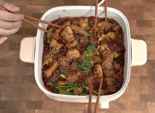 #小熊冬日食譜 - 🥘簡易麻辣雞煲